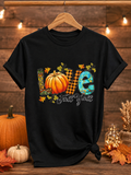 Love Fall Y'all - Black T-Shirt