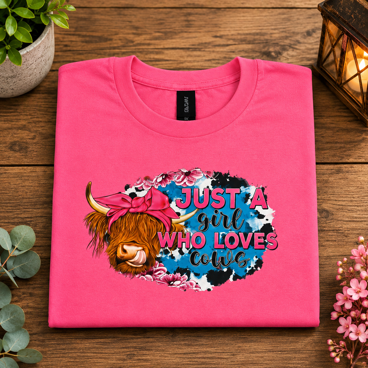 Just a Girl Who Loves Cows T-Shirt
