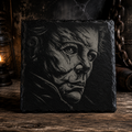 Halloween Laser Engraved Slate Coaster