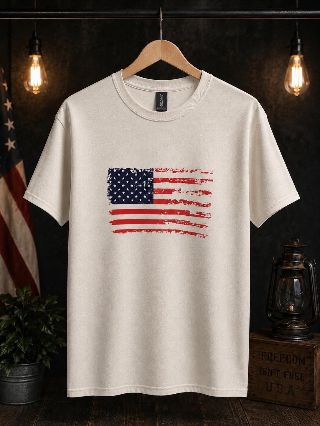 Distressed Flag T-Shirt