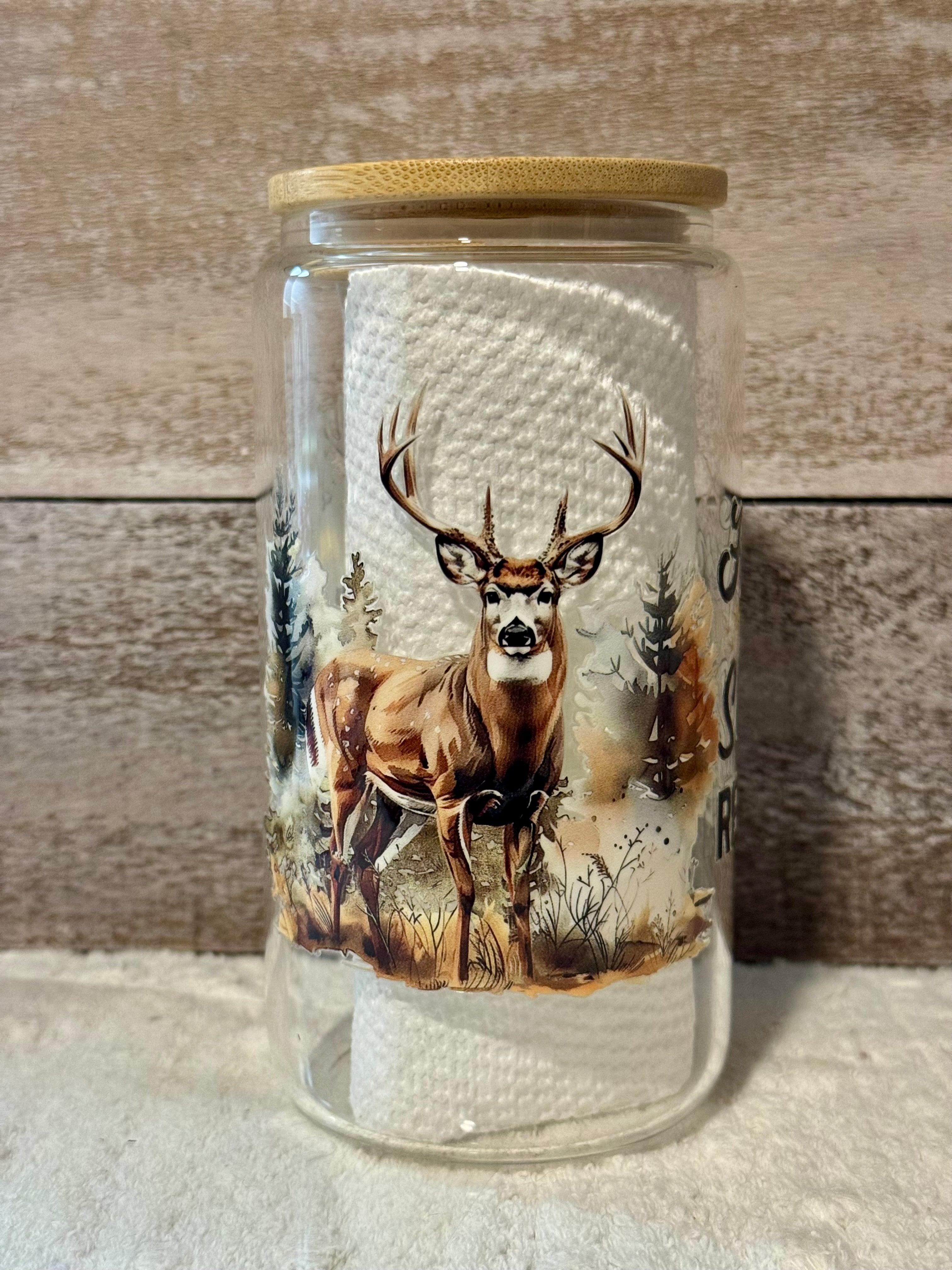Hunt Eat Sleep Repeat Glass Cold Cup