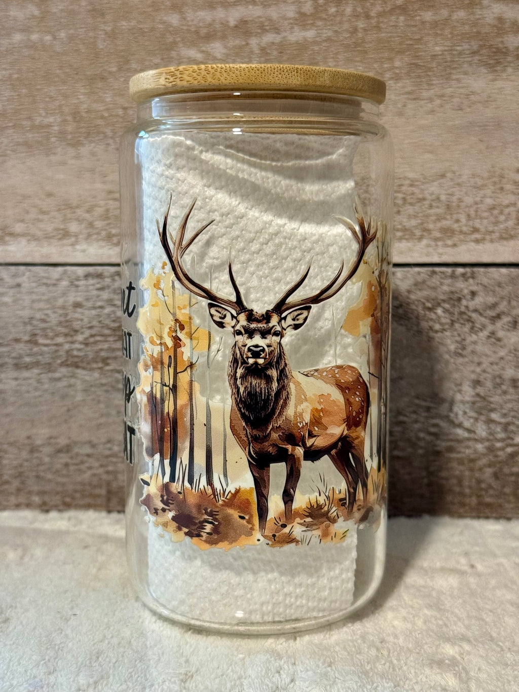 Hunt Eat Sleep Repeat Glass Cold Cup