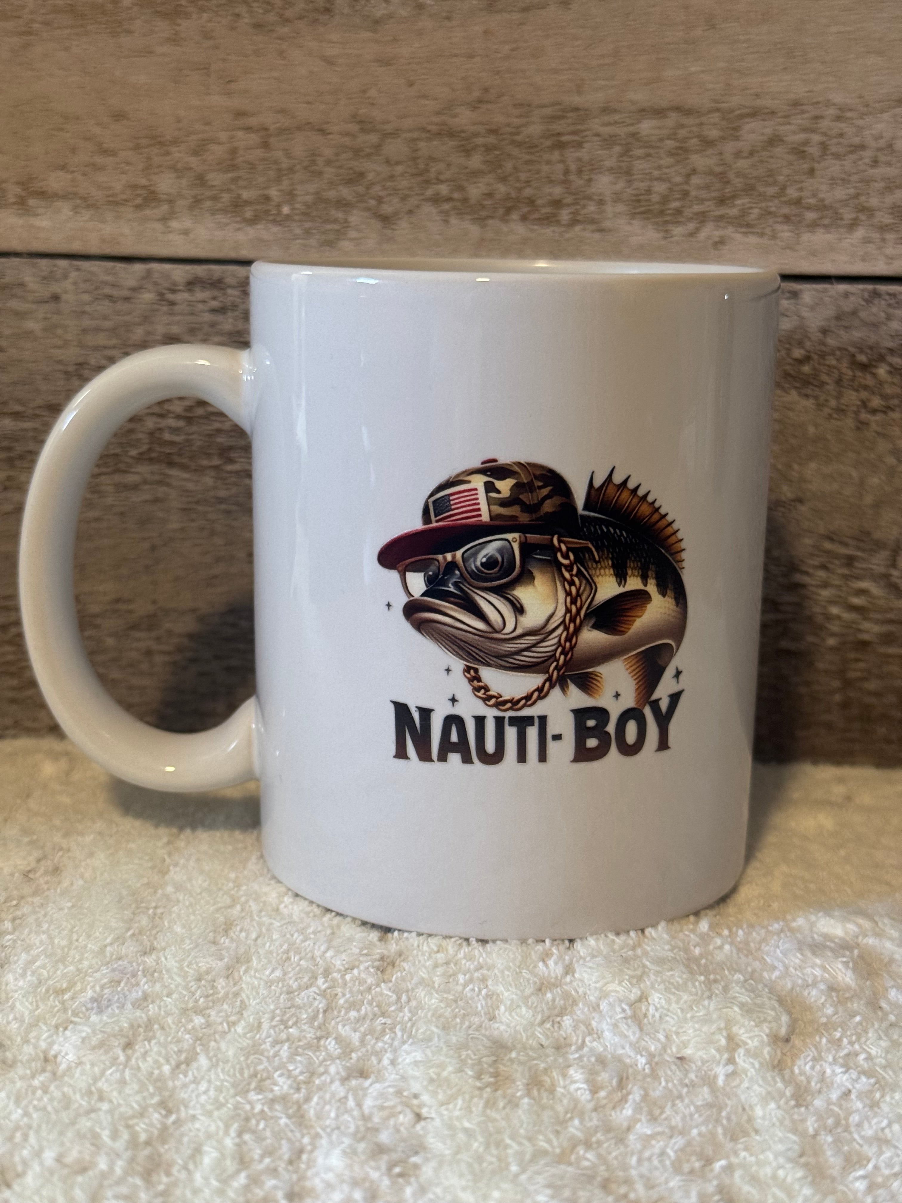 Hookin Ain't Easy – Nauti Boy Coffee Mug