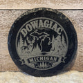 Dowagiac Michigan Laser Engraved Slate Coaster