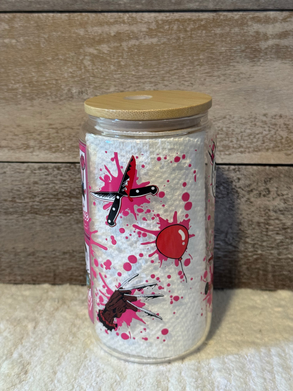 Spooky Characters Iced Coffee Cup