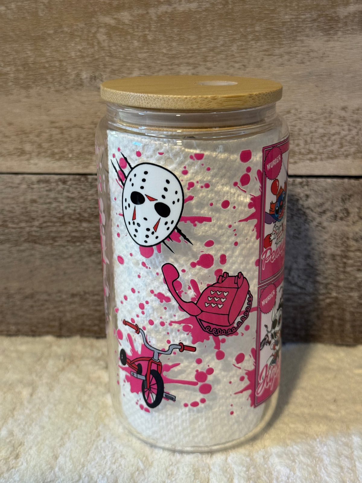 Spooky Characters Iced Coffee Cup