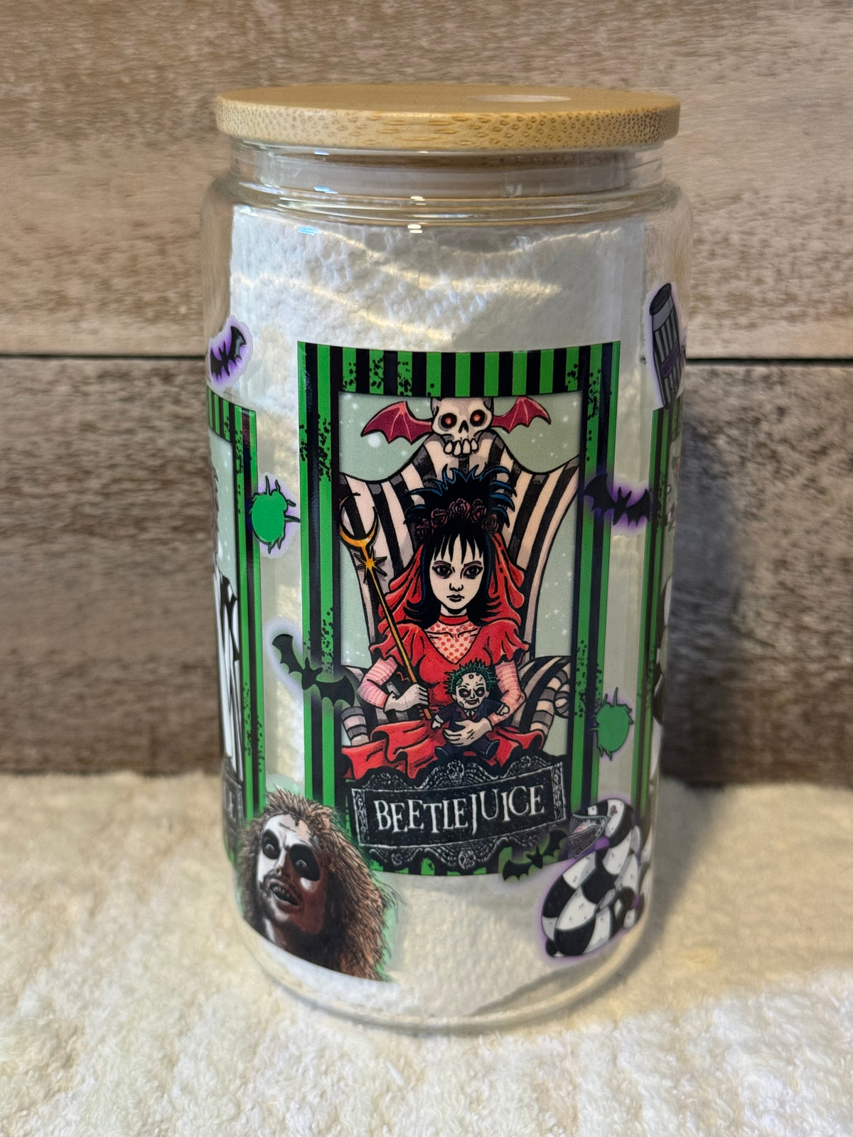 Beetlejuice Iced Coffee Cup