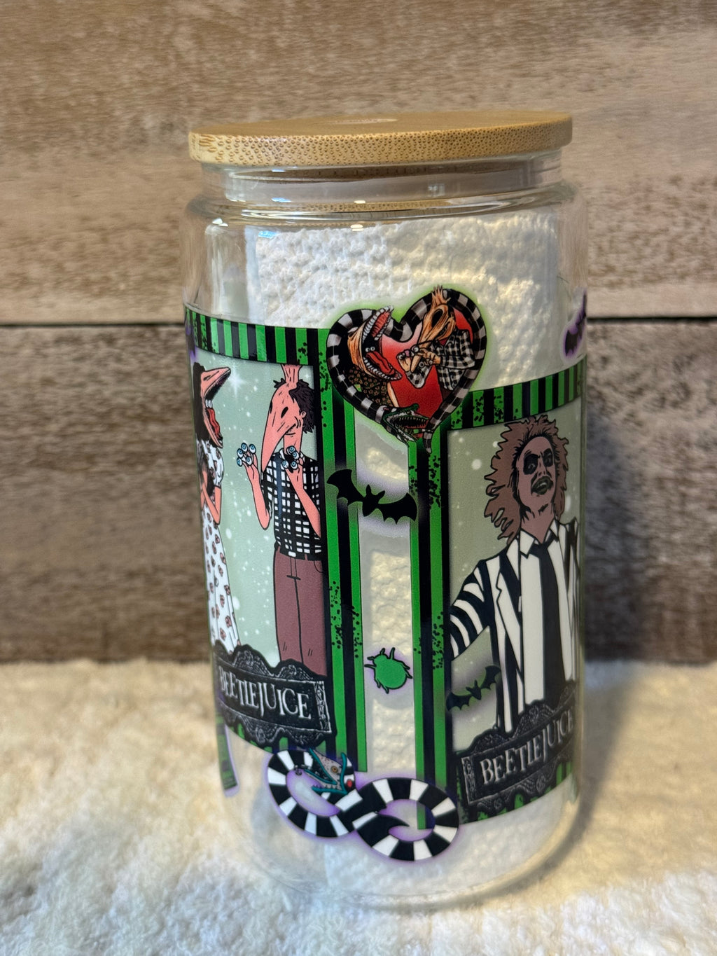 Beetlejuice Iced Coffee Cup