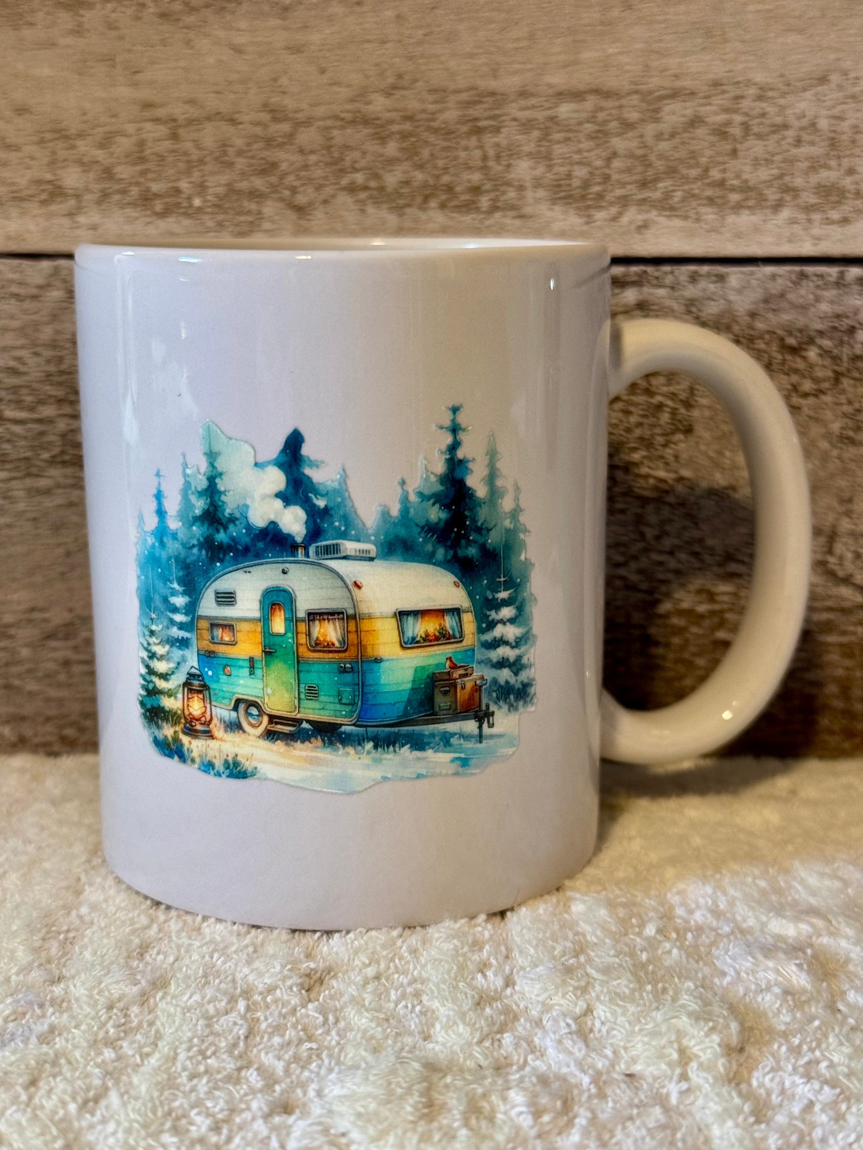 Michigan Camper Coffee Mug