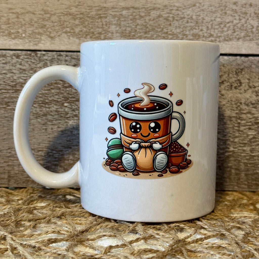 Drink Happy Thoughts Coffee Mug