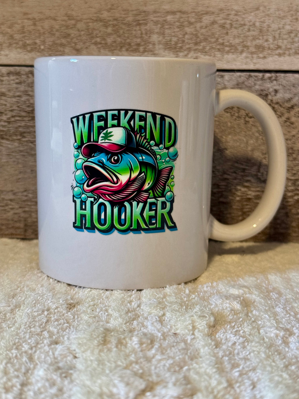 Weekend Hooker Fishing Coffee Mug