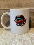 I'd Rather Be Fishing Coffee Mug – Double-Sided Funny Design