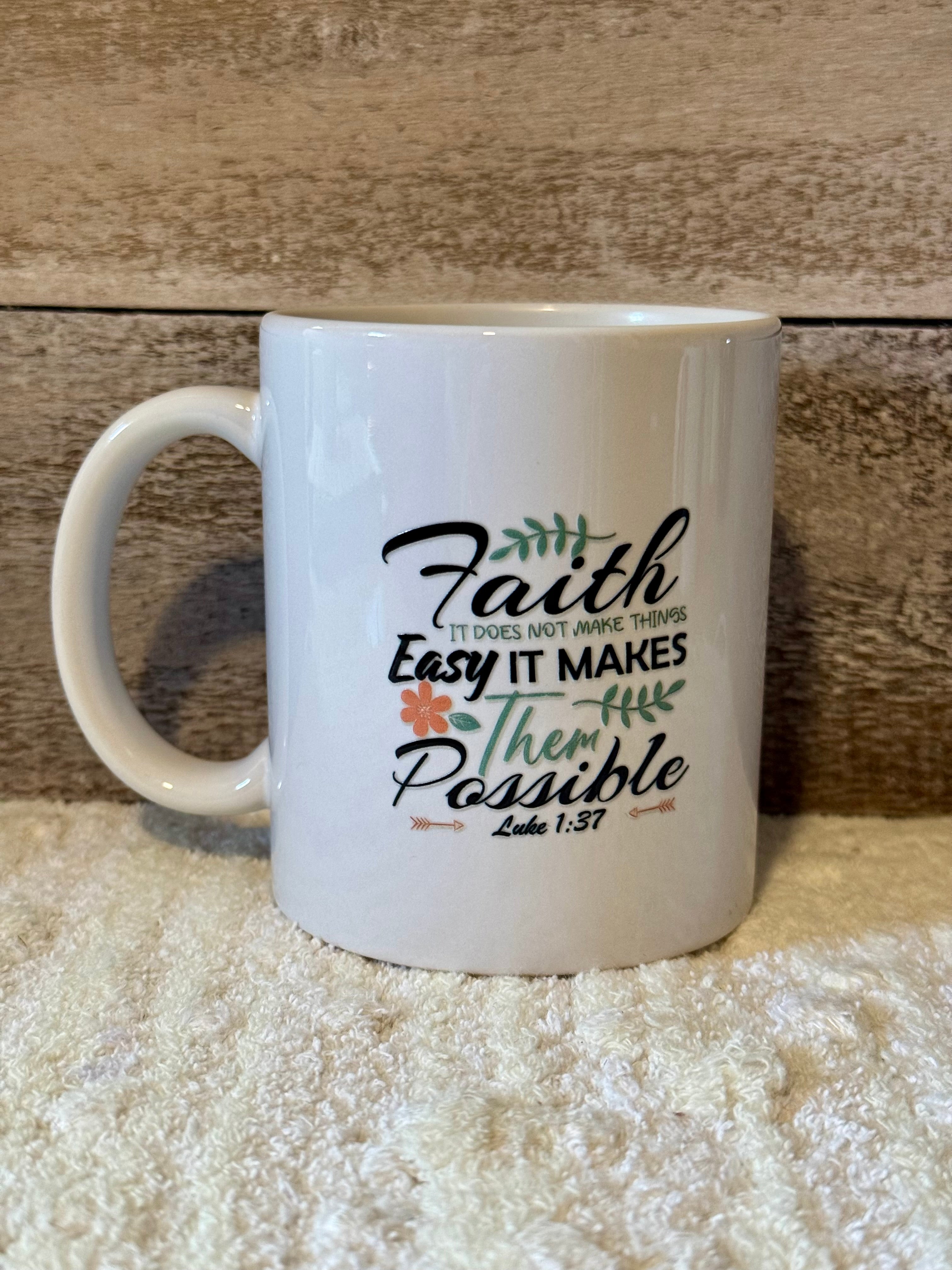 God Is My Strength and Shield Faith Coffee Mug